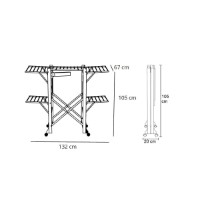 Сушилка для белья Arredamenti Aliante Cherry Tree/White фото №6 — интернет-магазин Desire.md