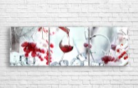 Картина ArtDesign A glass of wine 154x50cm (E-10185)