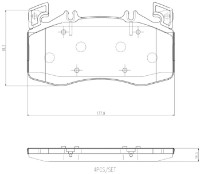 Комплект тормозных колодок Brembo P 50 163 фото №2 — интернет-магазин Desire.md