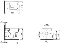 Унитаз Bocchi Firenze (1304-001-0129 + A0322-001) фото №2 — интернет-магазин Desire.md