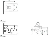 Vas WC Bocchi Hammock (1386-002-0129 + A0301/A0302-002) imaginea #3 — magazin online Desire.md