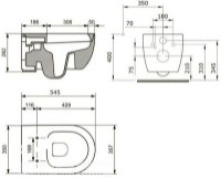 Унитаз Bocchi V-Tondo (1416-001-0128 + A0336-001) фото №2 — интернет-магазин Desire.md