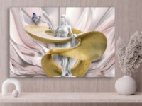 Pictură ArtDesign Feminine grace and butterfly 50x75cm (FG-10042)