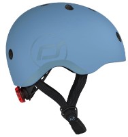 Шлем Scoot and Ride S 51-55cm Steel (96369) фото №3 — интернет-магазин Desire.md
