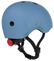 Шлем Scoot and Ride S 51-55cm Steel (96369) фото №4 — интернет-магазин Desire.md