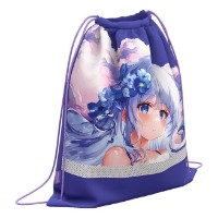Sac pentru încălțăminte Erich Krause Kawaii Whale 500x410mm (60171)