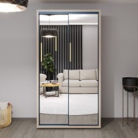 Шкаф-купе Bayro Parma 1200x2250x600 Grey Stone (606487)