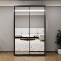 Шкаф-купе Bayro Parma 1400x2250x600 Anthracite (606489)