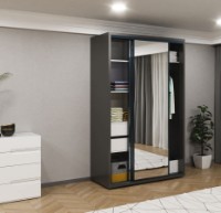 Шкаф-купе Bayro Parma 1400x2250x600 Anthracite (606489) фото №3 — интернет-магазин Desire.md