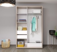 Шкаф-купе Bayro Parma 1400x2250x600 Grey Stone (606490) фото №2 — интернет-магазин Desire.md