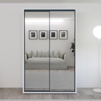 Шкаф-купе Bayro Parma 1400x2250x600 White (606488)