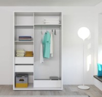 Шкаф-купе Bayro Parma 1400x2250x600 White (606488) фото №2 — интернет-магазин Desire.md