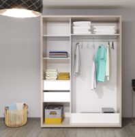 Шкаф-купе Bayro Parma 1600x2250x600 Grey Stone (606507) фото №2 — интернет-магазин Desire.md