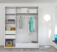 Шкаф-купе Bayro Parma 1800x2250x600 White (606508) фото №2 — интернет-магазин Desire.md