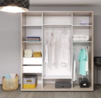 Шкаф-купе Bayro Parma 2000x2250x600 Grey Stone (606513) фото №2 — интернет-магазин Desire.md