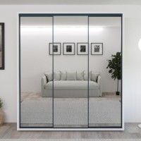 Шкаф-купе Bayro Parma 2000x2250x600 White (606511)