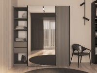 Шкаф-купе Bayro Top Line Napoli 2000x2300x580 Grey Stone (604786) фото №2 — интернет-магазин Desire.md