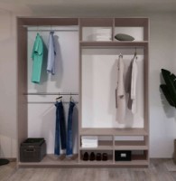 Шкаф-купе Bayro Top Line Napoli 2000x2300x580 Grey Stone (604800) фото №2 — интернет-магазин Desire.md