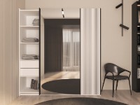 Шкаф-купе Bayro Top Line Napoli 2000x2300x580 White (604787) фото №2 — интернет-магазин Desire.md