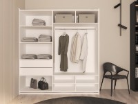 Шкаф-купе Bayro Top Line Napoli 2000x2300x580 White (604787) фото №3 — интернет-магазин Desire.md