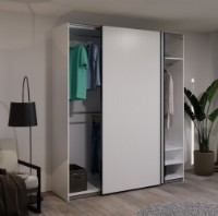 Шкаф-купе Bayro Top Line Napoli 2000x2300x580 White (604798) фото №2 — интернет-магазин Desire.md