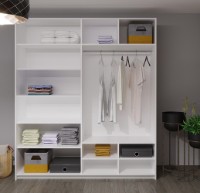 Шкаф-купе Bayro Top Line Napoli 2000x2300x580 White (604799) фото №3 — интернет-магазин Desire.md