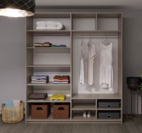 Шкаф-купе Bayro Top Line Napoli 2300x2300x580 Grey Stone (604806) фото №3 — интернет-магазин Desire.md