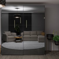 Шкаф-купе Bayro Top Line Napoli 2300x2300x580 White (604803)