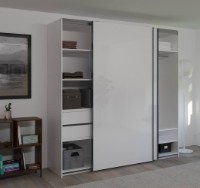 Шкаф-купе Bayro Top Line Napoli 2300x2300x580 White (604804) фото №2 — интернет-магазин Desire.md