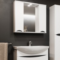 Шкаф с зеркалом Bayro Elara Duo 860x750 (122196) фото №2 — интернет-магазин Desire.md