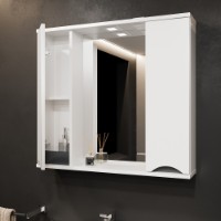 Шкаф с зеркалом Bayro Elara Duo 860x750 (122196) фото №3 — интернет-магазин Desire.md