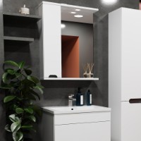 Dulap cu oglindă Bayro Etna 700x750 L (121475) imaginea #2 — magazin online Desire.md