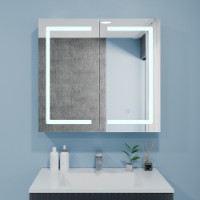 Шкаф с зеркалом Bayro Optima 700x700 Led Touch (122340)