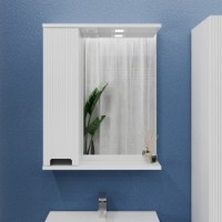 Шкаф с зеркалом Bayro Positano 600x750 L (121479)