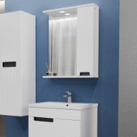 Dulap cu oglindă Bayro Positano 600x750 R (121482) imaginea #3 — magazin online Desire.md