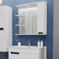 Dulap cu oglindă Bayro Positano 800x750 R(121481) imaginea #2 — magazin online Desire.md