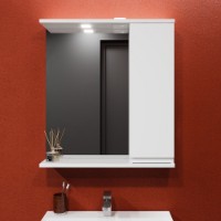 Шкаф с зеркалом Bayro Studio 700x750 R (121571)