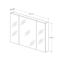 Шкаф с зеркалом Supraten 1510425 фото №4 — интернет-магазин Desire.md