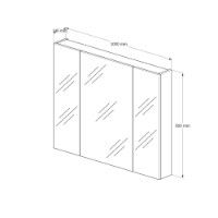 Шкаф с зеркалом Supraten 1510479 фото №2 — интернет-магазин Desire.md