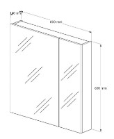 Dulap cu oglindă Supraten 1510537 imaginea #2 — magazin online Desire.md