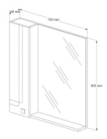 Dulap cu oglindă Supraten 1511364 imaginea #2 — magazin online Desire.md