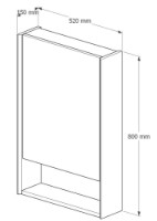 Dulap cu oglindă Supraten 1511760 imaginea #3 — magazin online Desire.md