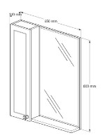 Шкаф с зеркалом Supraten 1511806 фото №2 — интернет-магазин Desire.md