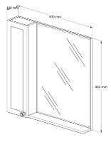 Dulap cu oglindă Supraten 1511811 imaginea #3 — magazin online Desire.md