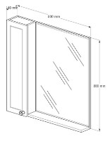 Dulap cu oglindă Supraten 1511813 imaginea #3 — magazin online Desire.md