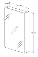 Шкаф с зеркалом Supraten 1511949 фото №2 — интернет-магазин Desire.md