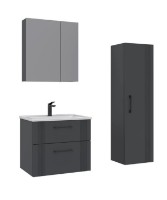 Dulap cu oglindă Orka Bari 60 Anthracite imaginea #2 — magazin online Desire.md