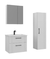 Dulap cu oglindă Orka Bari 60 White (12822) imaginea #2 — magazin online Desire.md