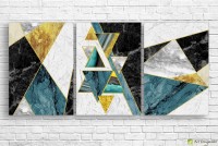 Pictură ArtDesign Geometry 40x57cm 3pcs (FG-10003)