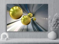 Pictură ArtDesign Golden spheres 50x75cm (FG-10040)